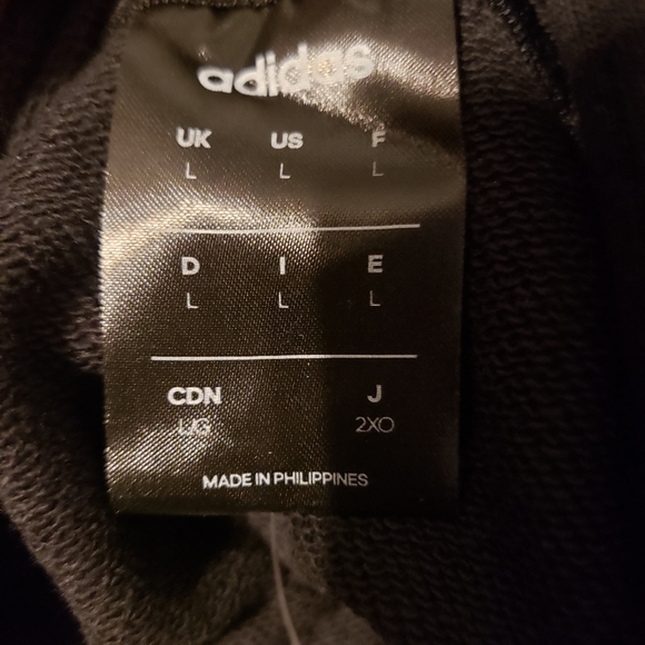 NWT Black & White AOP Large Hoodie - Picture 4 of 5